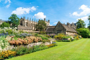 Oxford'da Savaş Anıtı Bahçeli Christ Church, İngiltere