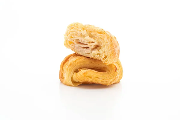 Homemade ham cheese croissant — Stock Photo, Image