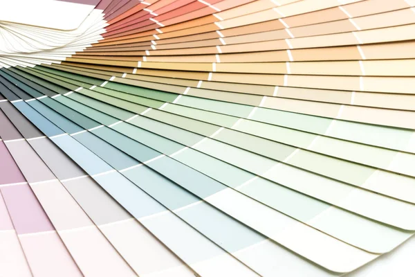 Amostra de cores catálogo pantone — Fotografia de Stock