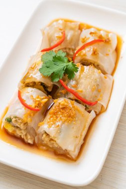 Çin Buharlı Pirinç Eriştesi - Asya usulü