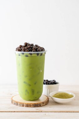 Köpüklü kibrit yeşil latte.