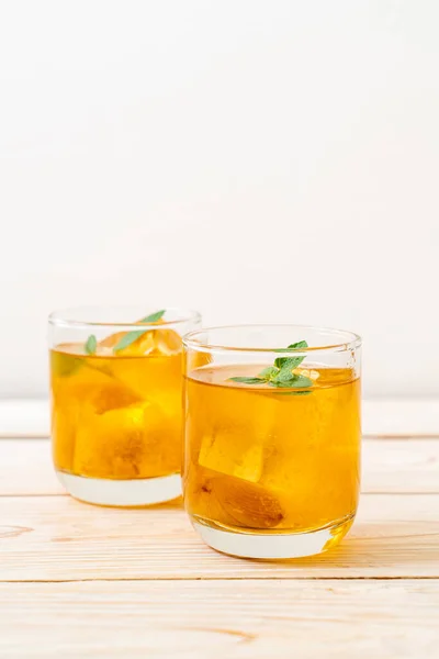 Chinese Plum Juice Ice Mint — Stock Photo, Image