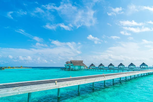 Tropical Maldives Resort Hotel Island Beach Sea Holiday Vacation Concept — Stock Photo, Image