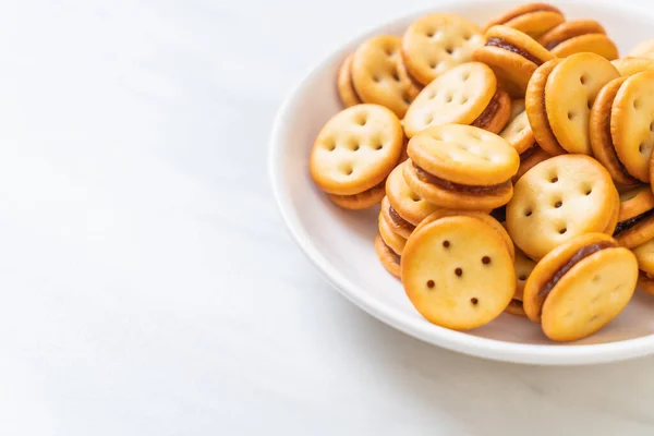 Кокосове Печиво Ананасовим Варенням — стокове фото