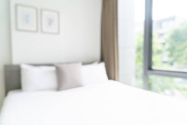 Özet olarak, arka plan için soyut bulanıklık ve odaksız otel odası