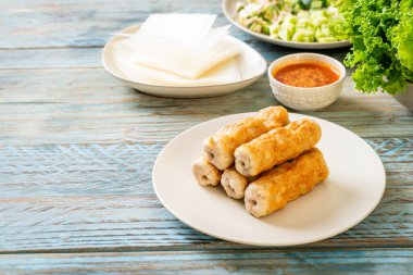 Vietnam domuz köftesi ve sebze paketleri (Nam-Neaung veya Nham Due) - Vietnam geleneksel yemek kültürü