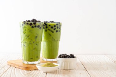 Köpüklü kibrit yeşil latte.