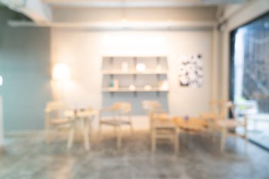 Arka plan için soyut bulanık kahve dükkanı lokantası