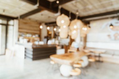 arka plan için soyut bulanıklık kafe veya kafe