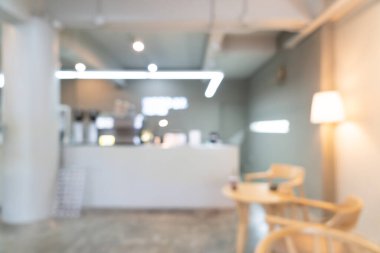 Arka plan için soyut bulanık kahve dükkanı lokantası