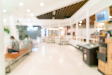 Özgeçmiş için soyut bulanık alışveriş merkezi