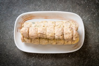 Buharda pişmiş yengeç köftesi - Çin yemeği tarzı