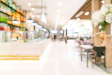 Özgeçmiş için soyut bulanık alışveriş merkezi