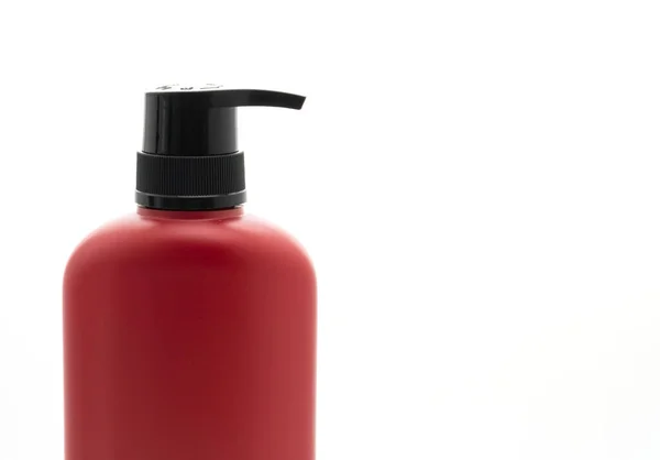 Shampoo Pomp Fles Geïsoleerd Witte Achtergrond — Stockfoto