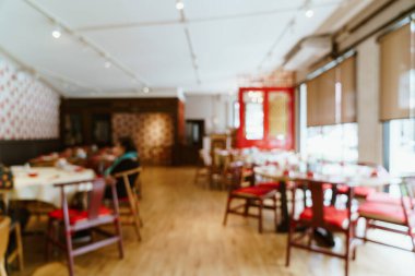 arkaplan için soyut bulanık ve odaksız restoran - vintage efekt filtresi