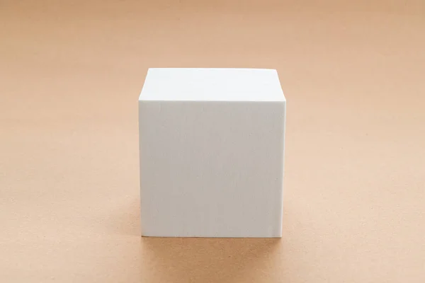 Bílý Blok Geometrii Holení — Stock fotografie