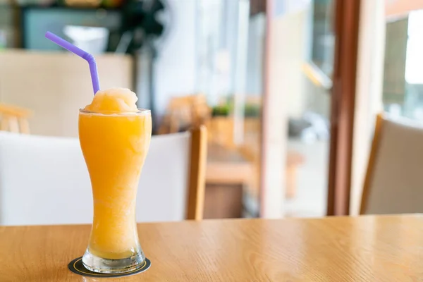 Orangensaft Mischung Smoothie Glas Café Restaurant — Stockfoto