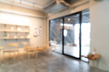 Arka plan için soyut bulanık kahve dükkanı lokantası