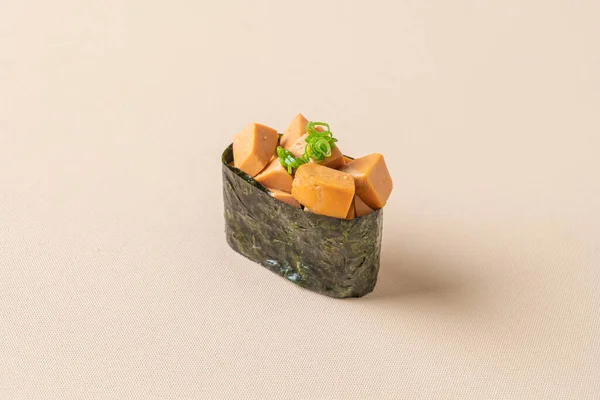 Sushi Ankimo Fegato Rana Pescatrice Riso Sushi Stile Cibo Giapponese — Foto Stock