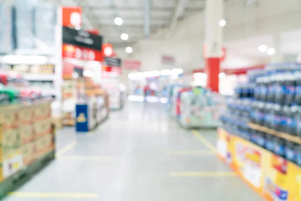 Abstrato Borrão Desfocado Supermercado Para Fundo — Fotografia de Stock