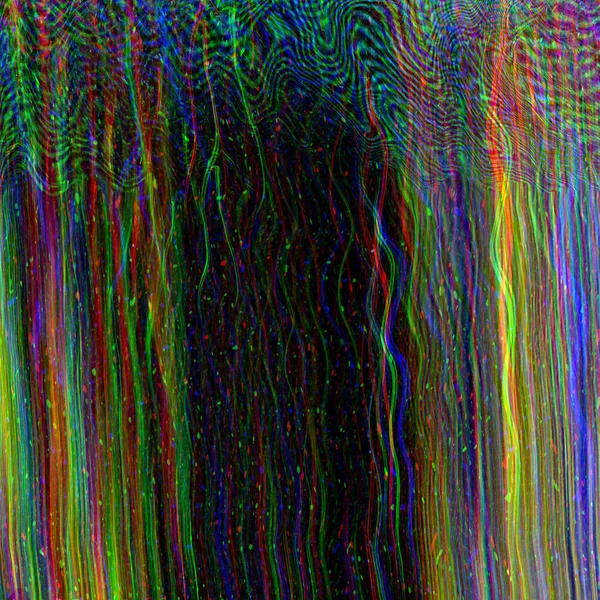 Glitch Space background. Old TV screen error. Digital pixel noise abstract design. Photo glitch. Television signal fail. Technical problem grunge wallpaper. Colorful noise