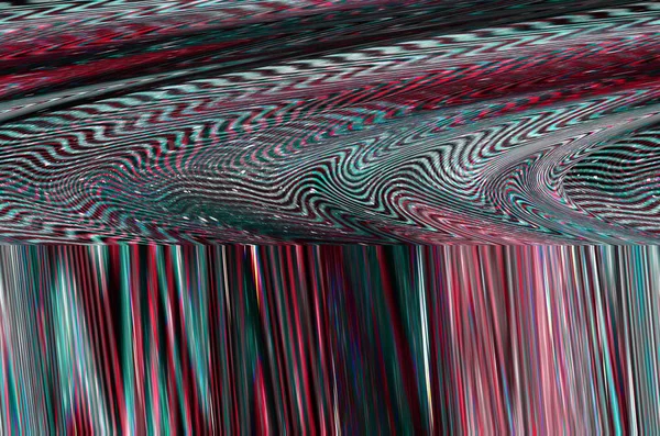 Glitch Space background. Old TV screen error. Digital pixel noise abstract design. Photo glitch. Television signal fail. Technical problem grunge wallpaper. Monitor screenglitch — Stock Photo, Image