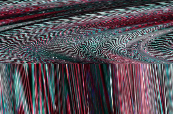 Glitch Espacio de fondo. Antiguo error de pantalla de TV. Diseño abstracto de ruido de píxeles digitales. Falla fotográfica. La señal de televisión falla. Problema técnico papel pintado grunge. Monitor screenglitch — Foto de Stock