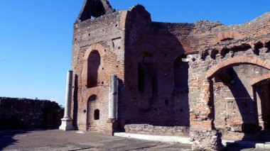 Villa dei Quintili, antik Appia arkeolojik kalıntıları vuruşta izleme