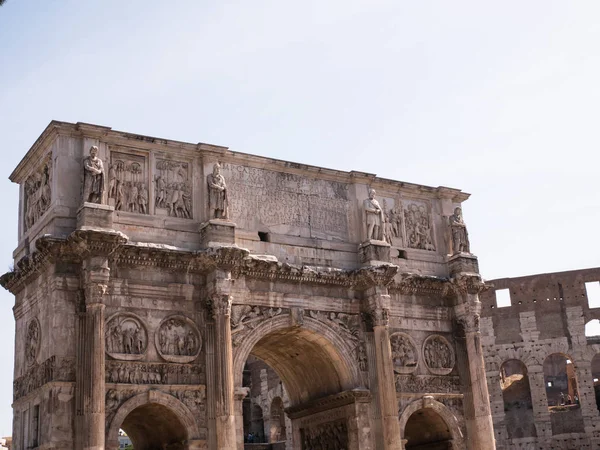 イタリア ローマ コンスタンティヌスの詳細 — ストック写真