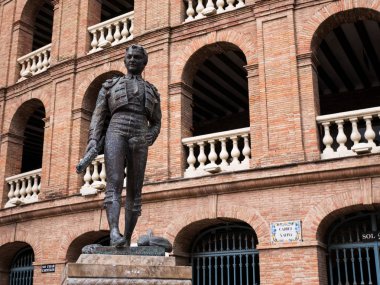 İspanyol tarzı boğa güreşi cephe Valencia, İspanya