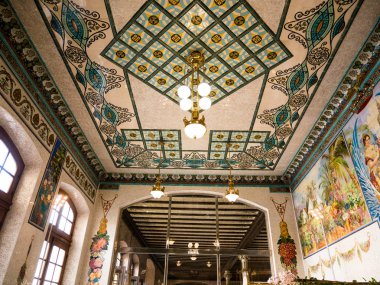 Mozaik Kuzey Tren istasyonunda Valencia, İspanya