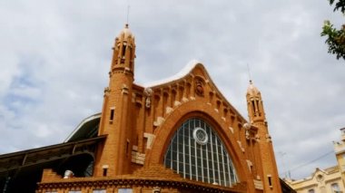 Valencia, İspanya Mercado de kolonun ön görünüm