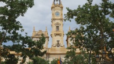 Valencia, İspanya bina Postane vuruşta izleme