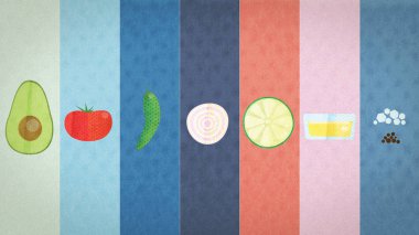güzel ve renkli hareketli grafik guacamole tarifi