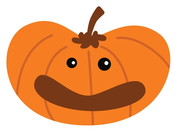 Desenho animado halloween abóbora com expressão feliz — Fotografia de Stock
