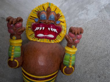 Brunico Reinhold Messner müzede Tibet Tanrı heykeli