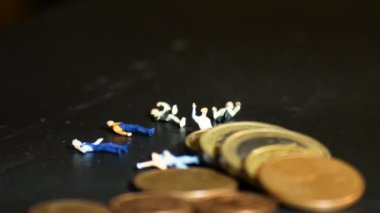 işçi, yayılır ve zayıf euro öldürür ekonomi sunumunu kavramı