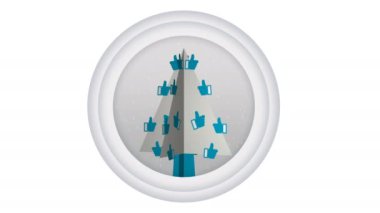 Kağıt kesme tekniği ile yapılan Noel dönemi için animasyonlar,