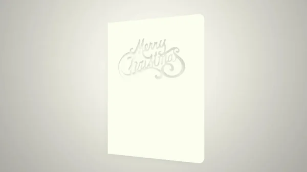 Karácsonyi kártya ideális hely írni a karácsonyi időszak — Stock Fotó