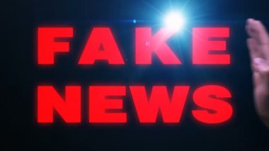 bir el sıkıştırır, kelime sahte haber mans