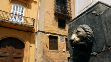 Çeşme aslan başlı merkezi Valencia, İspanya