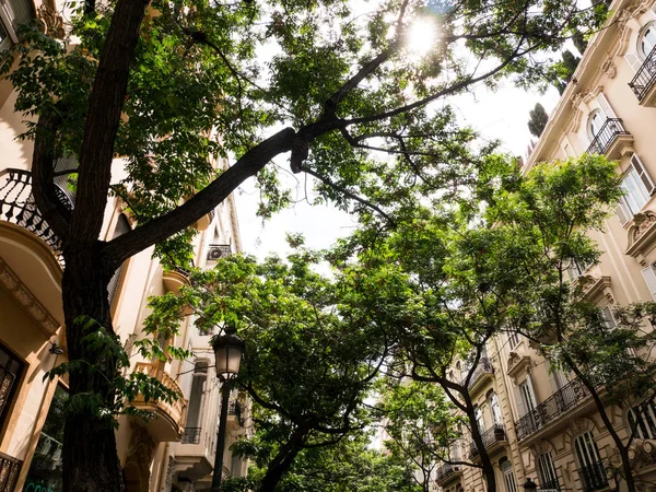 Palácios muito agradáveis na cidade de Valência, Espanha — Fotografia de Stock