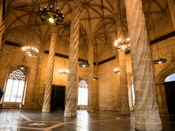 Silk market, interior garden in Valencia, Spain