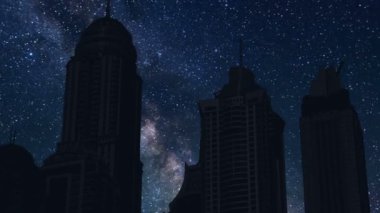 gökdelenler silueti gece atlamalı, Kuveyt