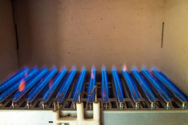 Інжектор Блакитне Паливо Газовий Котел — стокове фото