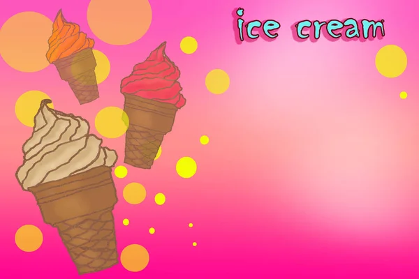 Ice Cream Summer Afternoon — Stock Photo, Image