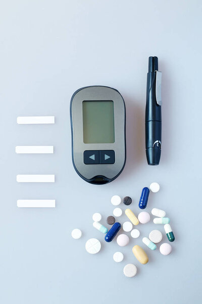 blood glucose meter with test strips