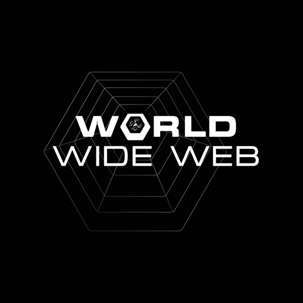 Αράχνη Και World Wide Web Σύνθεση Για Σχεδιασμό Του Ένα — Διανυσματικό Αρχείο