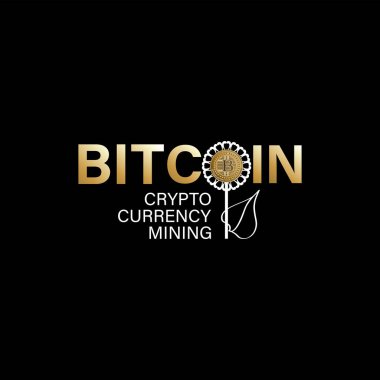 Cryptocurrency Bitcoin. Mining. Concept. Digital money market, investment, finance and trading. Illustration of financial technologies. Perfect for web design, banner and presentation.