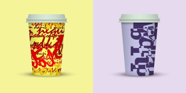 Yaratıcı kahve kupaları tasarım götürün.